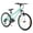 Green, variant on Hiland Bamcbase 24 Inch Mountain Bike, Front Suspension Fork Bicycles for Teens, Blue