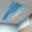 Blue, variant on Purple Ombre Coastal Fluorescent Light Covers, Summer Nautical Beach Ocean Seaside Magnetic Light Covers for Ceiling Lights, Fluorescent Ceiling Shade for Classroom Bedroom Office 4x2Ft x 1PCS