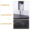 thumbnail image 3 of Lámpara De Pared De 15W, 2900-3100K, Luz De Pared Cálida, Ac85-265V, Ip65, Aplique De Pared Impermeable Para Sala De Estar, Dormitorio, Balcón Scienceny HA017382-00, 3 of 7