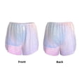 thumbnail image 6 of Goofa Rainbow Printed Women 2 in 1 Running Shorts,Quick Dry Athletic Workout Shorts,High Waisted Athletic Shorts with Liner Pockets-Large, 6 of 9