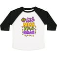thumbnail image 3 of Inktastic Little Miss Mardi Gras with Crown and Dots Girls Toddler T-Shirt, 3 of 5