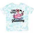 thumbnail image 3 of Inktastic I Look Totally Flamazing with Flamingo in Sunglasses Boys or Girls Toddler T-Shirt, 3 of 5