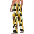 thumbnail image 5 of Sunflower with Stripes Men's Pajama Pants Lightweight Sleepwear Bottom Lounge Pants, 5 of 6