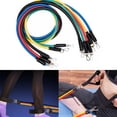 thumbnail image 2 of Exercise Resistance Bands Set Stretch Training Band Set with Door Anchor Physical Therapy Keep Fit Exercise Bands with Handles Ankle Straps and Carry Bag, 2 of 8