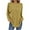 Yellow, variant on hotojiny Womens Plus Size Long Sleeve Shirt Casual Knitted Ribbed Crewneck Comfy Tops Lounge Loose Soft Spring Blouse