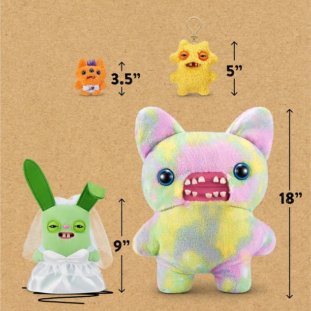 Fuggler Wedding Fuggs 9 inch 2-Pack, Funny Ugly Monster Soft