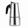 thumbnail image 2 of Cafetera De Acero Inoxidable, Diseño De Ergonímico, Rápida Y Cómoda, Uso Domísico U Oficina, Ollas De 100/200/300/450 Ml, Compatible Con CoCina De Inducción,, 2 of 7