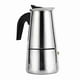 thumbnail image 2 of Cafetera de Acero inoxidable, Cafetera Elegante de 4 Tamamosos, Funciona Rápido, Disfrute de Un Café En Minutos, Cafetera compatible con Cocina Eléctrica, 2 of 7