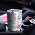 thumbnail image 4 of 30oz Pioneer Flower Tumblers Stainless Steel Tumbler with Lid and Straw,Vacuum Insulated Double Wall Travel Tumbler Cups Mug with Cleaning Brush for Coffee,Tea, 4 of 7