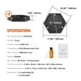 thumbnail image 5 of KFFKFF RV Stabilization Pads, Circular 9-Inch Landing Feet, Fixed Jack Stabilizers, Rubberized Jack Pads, 5000 lbs Load Capacity for Each RV Jack Pad, Suitable for 5th Wheels, Travel Trailers, 5 of 9