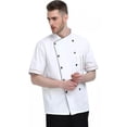 thumbnail image 2 of Filipina Chef Transpirable Suaveusable Manga Corta Uniforme, 2 of 7