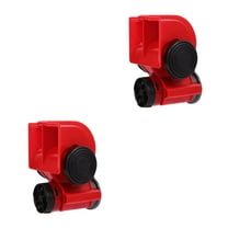 Masteelf OUNONA 2pcs Loud Car Air Horn 12v Snail Electric Horn for Truck Motorcycle Car with Relay Harness Train Horn for Safety Vehicle Horn