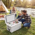 thumbnail image 2 of ELLEGNT 45 Quart Hard Cooler – Portable Ice Chest, 6‑Day Ice Retention, White, 2 of 10