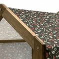 thumbnail image 4 of Floral Pet House, Nostalgic Romantic Garden Pattern with Little Flowers and Leaves Traditional Look, Outdoor & Indoor Portable Dog Kennel with Pillow and Cover, 5 Sizes, Multicolor, by Ambesonne, 4 of 4
