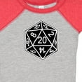 thumbnail image 4 of Inktastic 20 Sided Black Dice Boys or Girls Baby Bodysuit, 4 of 5