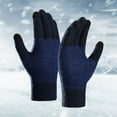thumbnail image 2 of Baberdicy Gloves Knitted Gloves Qiu Dong Men with Hair Thickening Warm Screen Outdoor Wool Knitted Gloves Gloves for Cold Weather One Size, 2 of 3