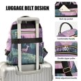 thumbnail image 3 of FORMRS Mini Backpack Purse for Women Travel Daypack Casual Shoulder Bag, Green Night Deer, 3 of 7
