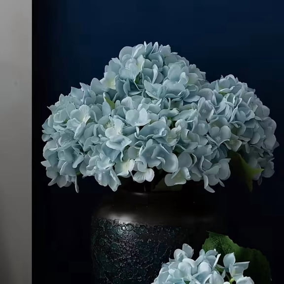 6Pcs Vintage Silk Hydrangeas Realistic Multicolor Artificial Flowers Home Wedding Decor