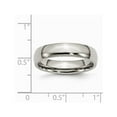 thumbnail image 2 of Bague de Mariage Polie en Titane Ciselé 5mm pour Hommes, 2 of 4