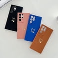 thumbnail image 6 of Candy Phone Case for Samsung Galaxy S22 Ultra Love Heart Case Cute Solid Color Case Screen Camera Protection Shockproof Soft TPU Bumper Case for Samsung Galaxy S22 Ultra 5g 6.8 inch (Pink), 6 of 9