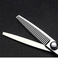 thumbnail image 4 of 6 Inch Professional Hair Cutting Scissors, Stainless Steel Carved Bearing Hairdressing Scissors for Salon Home Use, 4 of 4