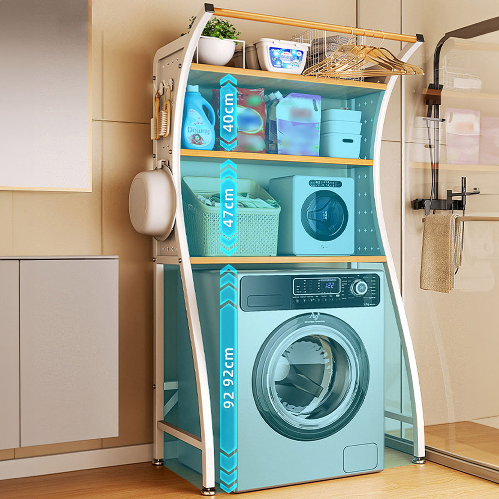 Hassch Over the Washer and Dryer Storage Shelf, Laundry Room Drying ...