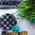thumbnail image 6 of Melody-Rich Waterproof 6-Note Steel Tongue Rain Drum - Outdoor Garden Chime Aesthetic Instrument for Family Friends & Yard Decor, Perfect Year of The Horse & Garden Necessity, Green, 6 of 7
