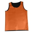 thumbnail image 4 of Elainilye Fashion Workout Bodysuit for Men Sports Sweat Shapewear Tummy Control Body Shaper Vest Tank Top,Orange, 4 of 6