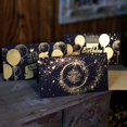 thumbnail image 2 of 15 Uds. De tarjetas de cumpleaños con estampado dorado y fondo negro, Streamer Meteor Garden Party, regalo, decoración, tarjeta de felicitación, 2 of 5
