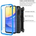 thumbnail image 5 of Ebizware Shockproof Plastic Back Cover Cell Phone Case with Kickstand for Samsung Galaxy A15, 5 of 10