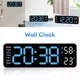 thumbnail image 3 of Reloj de pared LED digital para escritorio, pantalla LED grande con regulador de brillo automático, temporizador digital multifunción para salas de estudio, restaurantes y oficinas (incluye gestión, 3 of 5