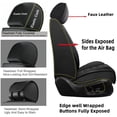 thumbnail image 6 of 2005 for JEEP GRAND CHEROKEE Seat Cover, Premium Leather 5 Seats Full Set With Lumbar Support Suitable for All Seasons, Black Car Seat Covers, Beautify the Interior of Old Cars, 6 of 7