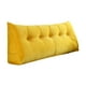 thumbnail image 1 of Inteprter Funda de almohada decorativa con cuña para cama, elegante, suave y cómoda, fácil de cambiar, fabricada con poliéster Juegos de cama amarillo dorado, 1 of 6