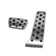 thumbnail image 1 of Cubierta de pedal de freno y acelerador Yashi antideslizante modificada para RX200T RX350 RX450H 2019-2020 plata y negro, 1 of 5