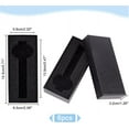 thumbnail image 3 of 6pcs 1-Slot Watch Box Black Cardboard Watch Storage Box 2.5 x 5.7 Inch Watch Display Holder Watch Travel Case with Sponge for Wristwatches Bracelet Jewelry Packing Organizer DIY Making, 3 of 6
