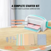 KFFKFF Die Cutting & Embossing Machine for Arts & Crafts, Portable Manual Machine, Scrapbooking & Cardmaking Tools, 9 in, 6 Piece