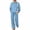 Sky Blue#10829BB, variant on Garbnen Fleece Lined Sweatsuits for Women Set 2 Piece Crew Neck Long Sleeve Oversized Sweatshirt Elastic Waist Wide Leg Sweatpants Warm Plush Tracksuit Women Red XL