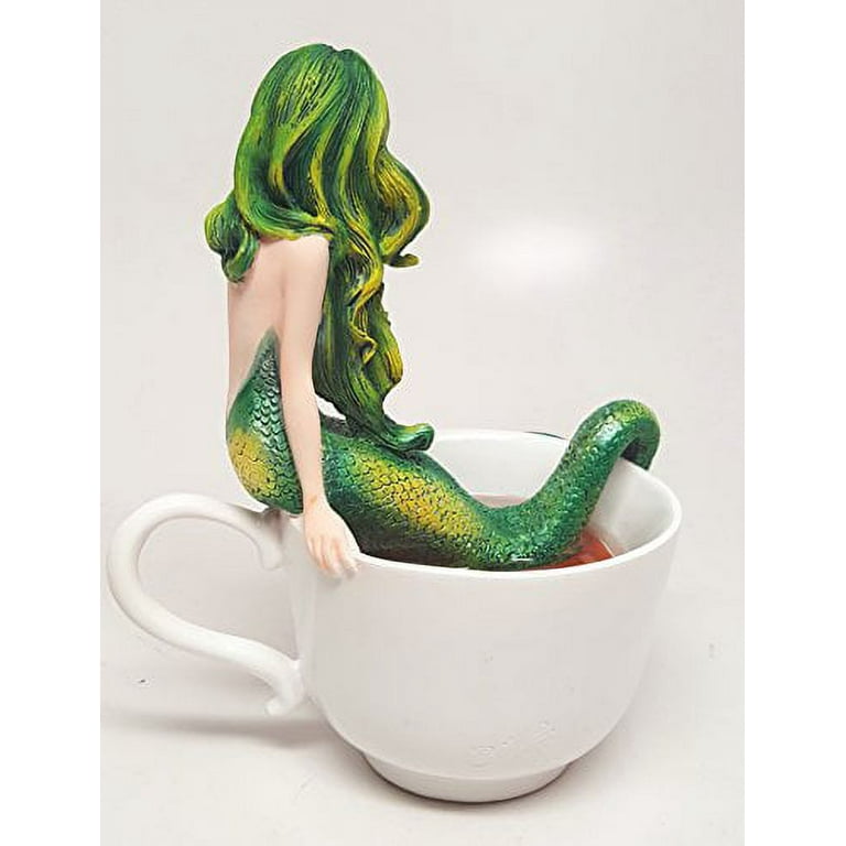 Valentine's Day Fantasy Colorful Glass Straw Cup Mermaid Goddess