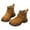 Coffee, variant on Stylish Brown Suede Platform Booties for Women - Winter Ankle Booties with Durable Sole, Perfect for Cold Weather