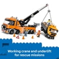 thumbnail image 5 of LEGO City Heavy-Duty Recovery Tow Truck with Crane Building Toy - Dump Truck & Tow Truck Toys for Boys & Girls, Ages 8+ - Pretend Play Set for Kids - Gift Idea for Birthdays & Holidays - 60467, 5 of 8