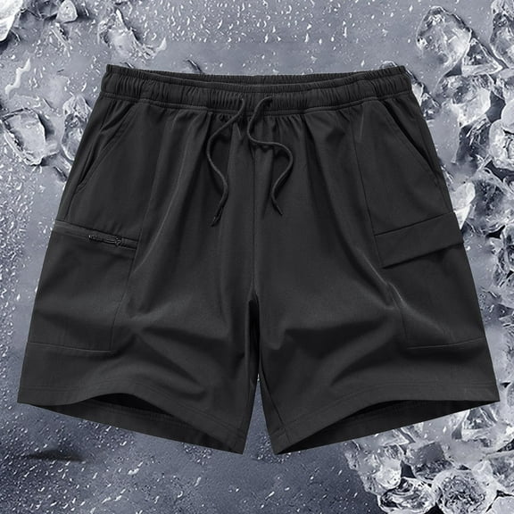 MTBLYS Men'S Shorts Plus Size Solid Color Comfortable Shorts with Pockets Casual Loose Fit Comfort Waist Beach Shorts Casual Shorts Men