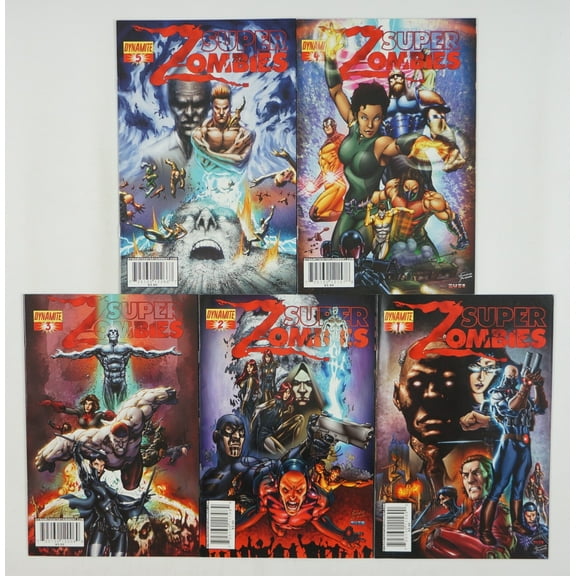 Super Zombies #1-5 VF/NM complete series Mel Rubi ; Dynamite (2016AA)