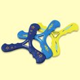 thumbnail image 4 of Sawtooth Edge Star Print Boomerang Toy Outdoor Game Sports Three-leaf Flying Disc Children Present, 4 of 7