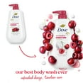 thumbnail image 4 of Dove Body Wash for Women Moisturizing Revitalizante Cherry & Chia Milk Cleanser All Skin, 30.6 oz with Pump, 4 of 15