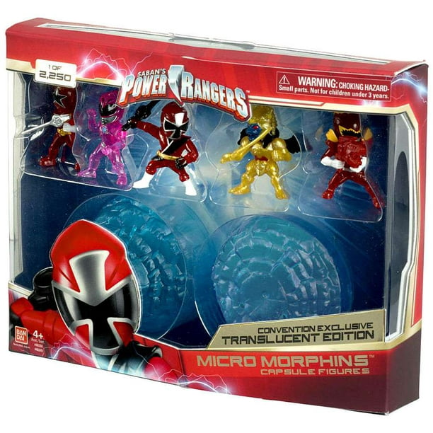 Power Rangers Micro Morphin Capsule Figures Translucent Edition Figure