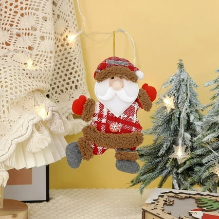 

KKCXFJX Lightning Deals of Today Christmas Dance Doll Pendant Christmas Small Cloth Decorations Christmas Tree Pendant Small Gifts