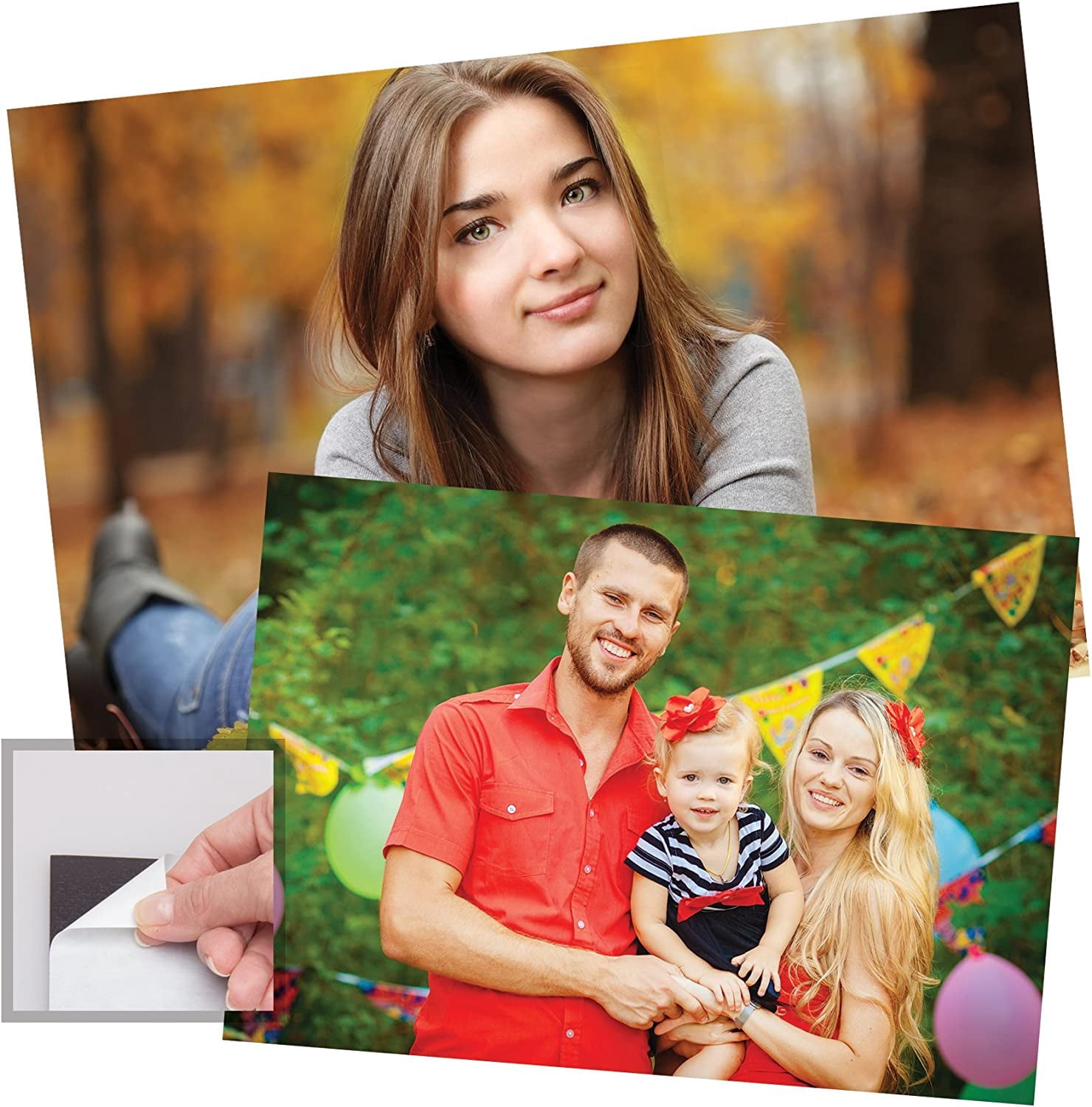 Neil Enterprises Inc. Self-Adhesive 2" x 3.5" Photo Magnets - Pack of 100