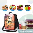 thumbnail image 4 of Balery Not All Who Wander Are Lost Caja de Almuerzo y Bolsa de Almuerzo para Hombres y Mujeres, Bolsa de Almuerzo Reutilizable con Gran Capacidad, Bolsa de Almuerzo Aislada, 4 of 7