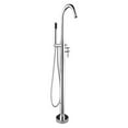 thumbnail image 3 of WOODBRIDGE F-0001 Bathtub Faucet, Brushed Nickel, 3 of 6