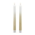 thumbnail image 2 of Weddingstar Artificial Flameless LED Taper Candle Set Of 2 - Gold Ombre, 2 of 4